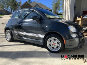 FIAT 500 Custom Wheels - Competizione - Sportiva Design - 15" - Matte Silver